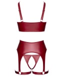Ensemble seins nus 3 pièces Rouge - Cottelli LINGERIE