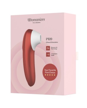 Stimulateur clitoridien Womanizer Pro rouge