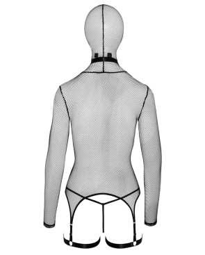 Ensemble lingerie résille et accessoires BDSM - Bad Kitty