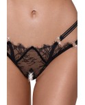 String ouvert Rio noir en dentelle - Cottelli LINGERIE