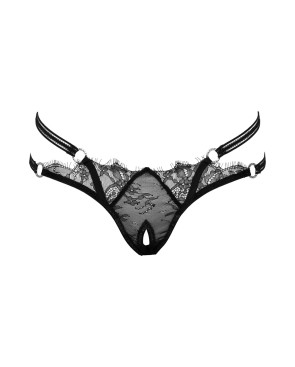 String ouvert Rio noir en dentelle - Cottelli LINGERIE  