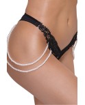 String Rio avec chaines de perles - Cottelli LINGERIE