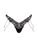 String Rio avec chaines de perles - Cottelli LINGERIE