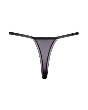 String ouvert Fleur brodée - Cottelli LINGERIE