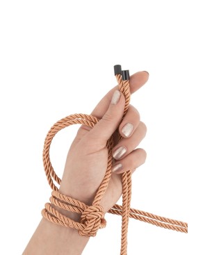 Coffret 3 cordes de bondage Premium - Rosy Gold