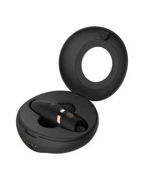 Stimulateur 2 en 1 avec langue vibrante - Rosy Gold