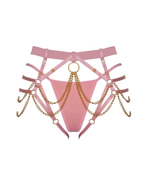 String harnais rose - Bad Kitty