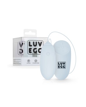 Oeuf vibrant télécommandé bleu - LUV EGG