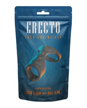 Gaine de Pénis et Ball Ring liquid silicone - Erecto