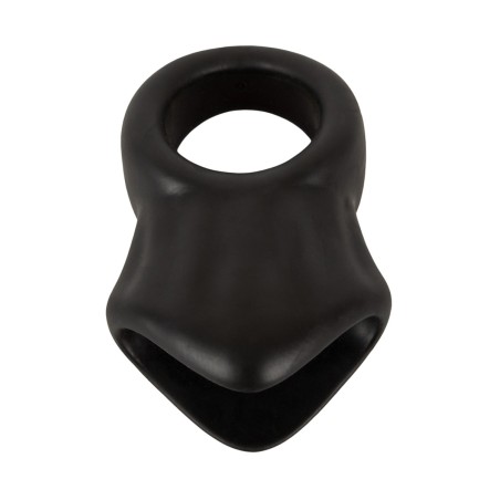 Cock Ring avec Ball Stretcher liquid silicone - Erecto 