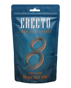 Double Cock Ring liquid silicone - Erecto