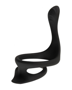 Cock & Ball Ring liquid silicone avec écarteur de périnée - Erecto