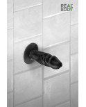 Plug anal réaliste noir 11 cm - Real Tim