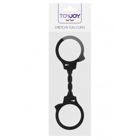 Menottes silicone stretchy - noir