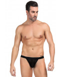 String homme noir résille