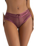 Tanga bordeaux dentelle - Paris Hollywood