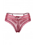 Tanga bordeaux dentelle - Paris Hollywood