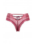 Tanga bordeaux dentelle - Paris Hollywood