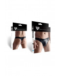 String wetlook noir - Regnes