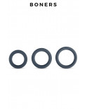 Kit de 3 anneaux de pénis - Boners