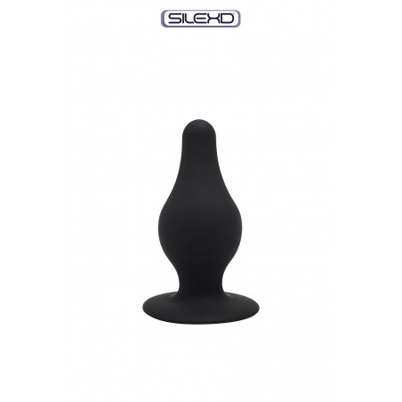 Plug anal The Original Model 2 noir 6,4 cm - SilexD