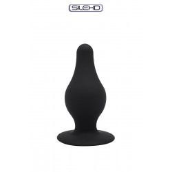 Plug anal The Original Model 2 noir 7,2 cm - SilexD