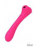 Double stimulateur Quiver rose