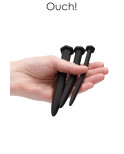 Set de 3 plugs urétraux Grands clous - Ouch!