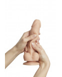 Gode double densité sliding skin S - Strap On Me