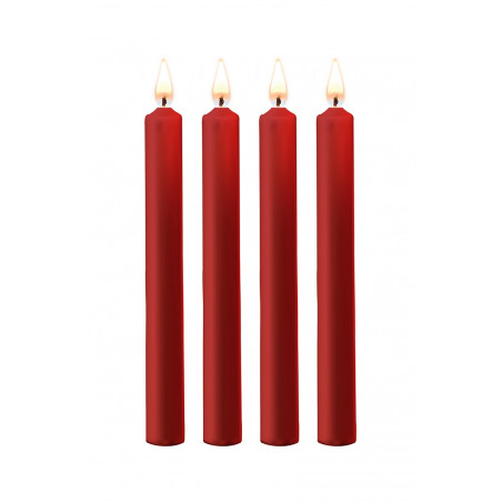 4 bougies SM rouges Large - Ouch!