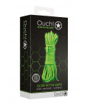 Corde de bondage phosphorescente 10m - Ouch