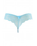 String tanga bleu V-10128 - Axami