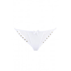 String blanc à clous dorés V-9798 - Axami
