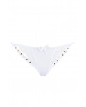 String blanc à clous dorés V-9798 - Axami