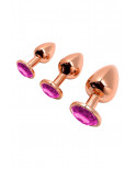 Plug bijou Tralalo rose L - Wooomy