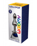 Plug bijou Lollypop bleu S - Wooomy