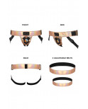 Harnais Curious holographique rose gold - Strap On Me