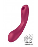Stimulateur Curvy Trinity 1 bordeaux - Satisfyer