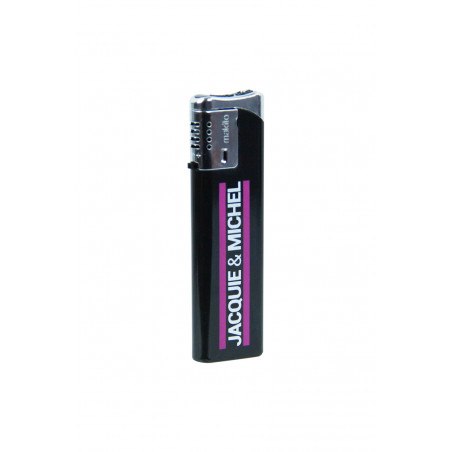 Briquet noir Jacquie et Michel