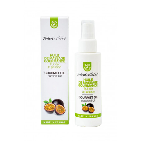Huile de massage gourmande BIO Fruit de la passion