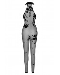 Combinaison zippée Ego F315 tulle floqué