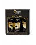 Coffret 3 huiles de massage sensuel Sexy Therapy Collection