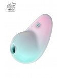 Stimulateur Pixie Dust air pulsé et vibrations - rose et menthe