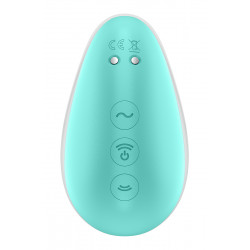 Stimulateur Pixie Dust air pulsé et vibrations - rose et menthe